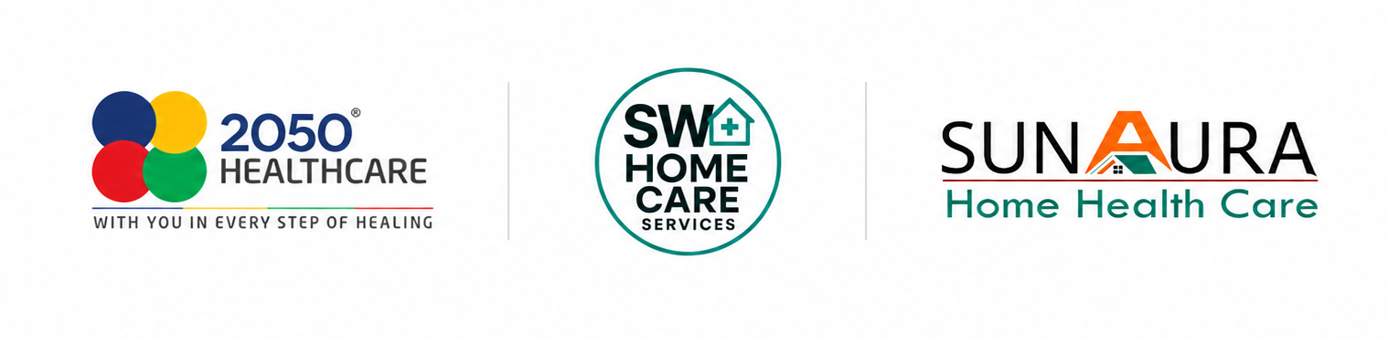 2050 Healthcare, SW Home Care Services, and Sunaura Home Health Care — organizations on Medverse